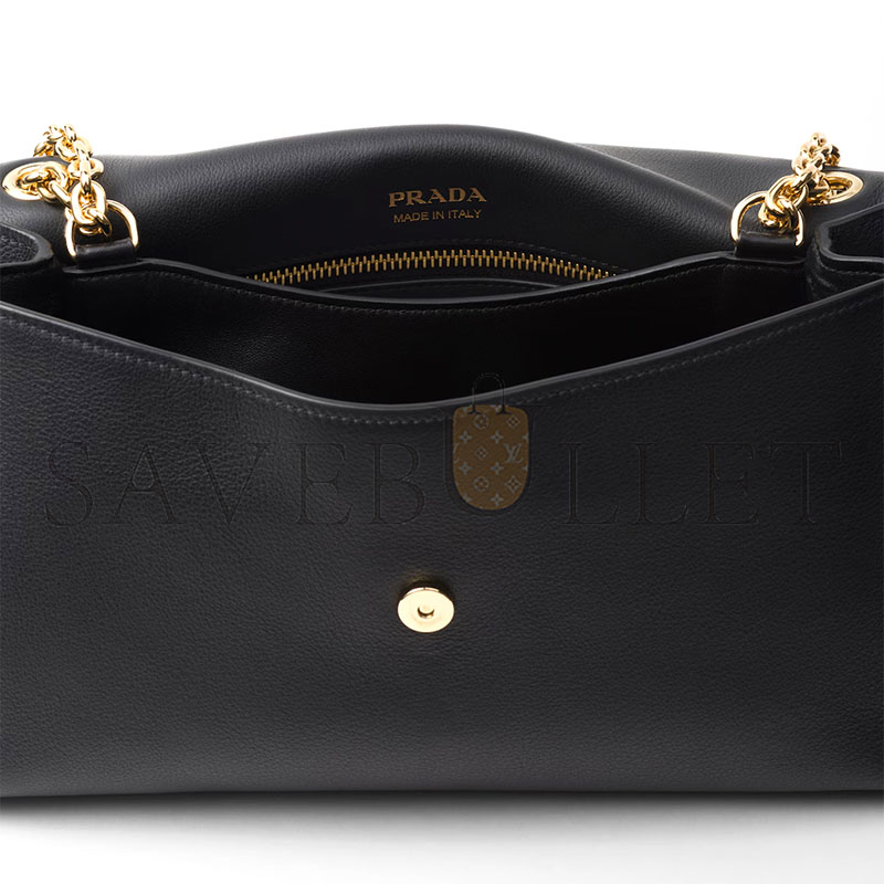 PRADA DOUX MEDIUM LEATHER SHOULDER BAG 1BD371 (29*16*9.5cm) PRADA DOUX MEDIUM LEATHER SHOULDER BAG 1BD371 (29*16*9.5cm)